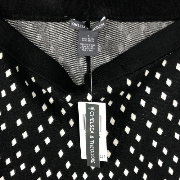Chelsea & Theodore Black and white skirt NWT - Picture 2 of 4